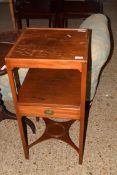 EDWARDIAN WASH STAND, APPROX 41CM SQ