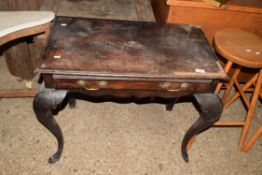 19TH CENTURY SIDE TABLE (A/F), WIDTH APPROX 86CM