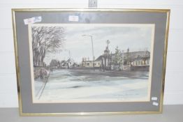 SIGNED PRINT, LIMITED EDITION, BY GORDON LAIR OF THE HARRIS ACADEMY, PERTH ROAD