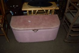 VINTAGE LLOYD LOOM STYLE OTTOMAN