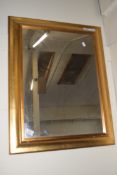 MODERN GILT FRAMED MIRROR