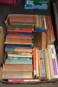 BOX CONTAINING VINTAGE AND LATER BOOKS