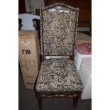 TAPESTRY UPHOLSTERED CHAIR