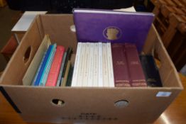 BOX OF MIXED REFERENCE BOOKS INCLUDING KING EMPERORS JUBILEE ETC