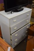 WHITE CHEST OF DRAWERS