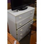 WHITE CHEST OF DRAWERS