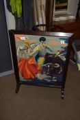 NEEDLEWORK FIRE SCREEN