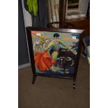 NEEDLEWORK FIRE SCREEN