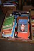 BOX CONTAINING VARIOUS VINTAGE BOOKS