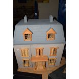 WOODEN DOLLS HOUSE