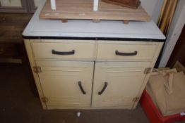 VINTAGE TIN KITCHEN CABINET