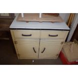 VINTAGE TIN KITCHEN CABINET