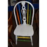 PAINTED KITCHEN CHAIR