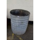 GALVANISED WATER TANK, HEIGHT 80CM