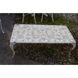 ALUMINIUM GARDEN COFFEE TABLE