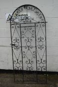 Iron gate h190cm w83cm