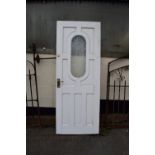 TIMBER FRONT DOOR, WIDTH 77CM, HEIGHT 198CM