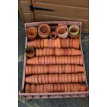 LARGE QTY OF SMALL TERRACOTTA PLANT POTS