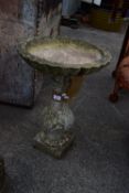 COMPOSITE BIRD BATH, HEIGHT 57CM