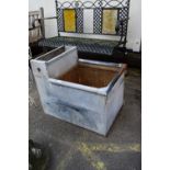 GALVANISED WATER TANK, WIDTH 63CM