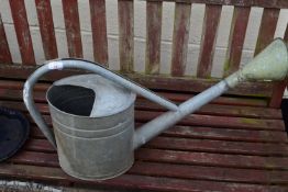 GALVANISED WATERING CAN