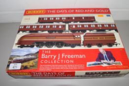 Boxed Hornby 00 gauge The Days of Red and Gold from The Barry J Freeman collection set with