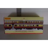 Boxed Hornby "The Northumbrian" coaches set 00 gauge to include brake coach, buffet car and third