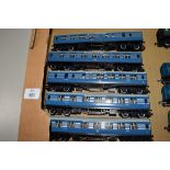 Group of five unboxed Hornby 00 gauge "The Coronation Scot" coaches