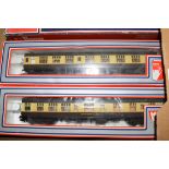 Group of two boxed Lima 00 gauge coaches to include restaurant car etc