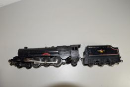 Unboxed Triang 00 gauge "Princess Elizabeth" locomotive no 46201