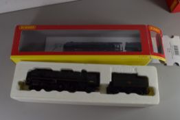 Boxed Hornby 00 gauge R218 BR 4-6-2 Britannia Class 7MT "Clive of India" locomotive No 70040