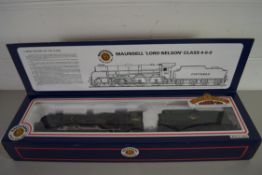 Boxed Bachmann 00 gauge 31-403 Lord Nelson "Lord Anson" BR green, No 30861 locomotive