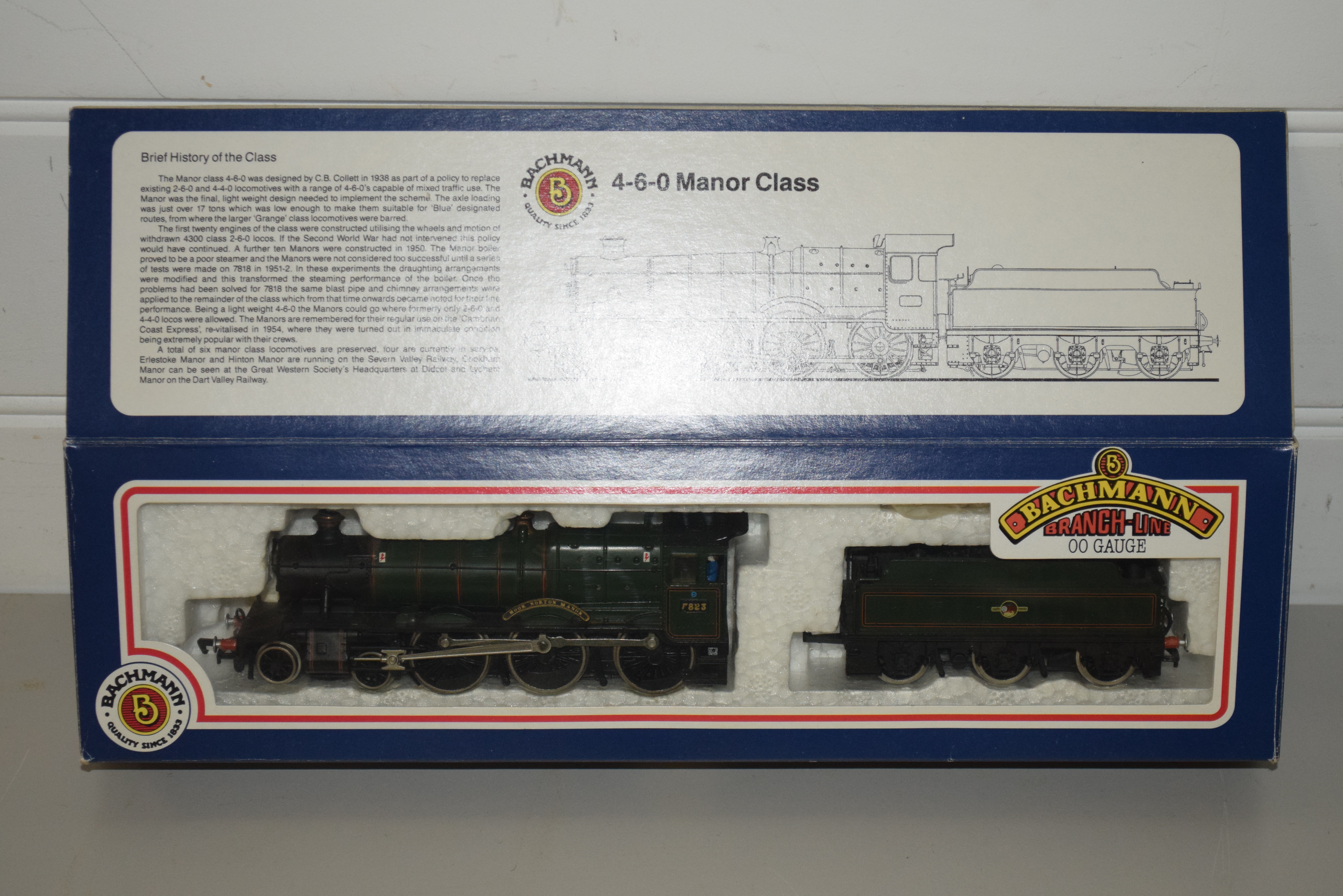 Boxed Bachmann 00 gauge 31-302 4-6-0 Manor Class "Hook Norton Manor" No 7823 locomotive - Image 2 of 2