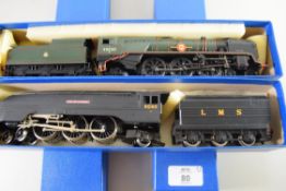 Hornby Coronation "City of London" locomotive No 6245, together with a Hornby Merchant Navy Class "