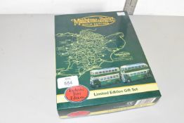 Boxed Maidstone and District Motor Services Ltd limited edition bus gift set