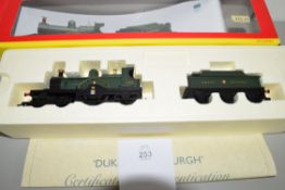 Boxed Hornby 00 gauge R2828 GWR Dean single 4-2-2 "Duke of Edinburgh" locomotive No 3064