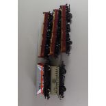 Group of five unboxed 00 gauge goods wagons, various makers