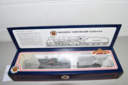 Boxed Bachmann 00 gauge 31-405 Lord Nelson "Sir Walter Raleigh", BR green No 30852 locomotive