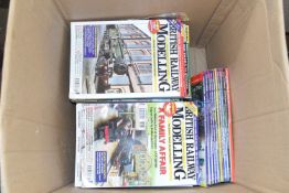 Box of British Railway modelling magazines circa mid-2000s