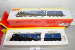 Boxed Hornby 00 gauge R3206 BR Express blue 4-6-2 Peppercorn class A1 "Tornado" locomotive No 60163