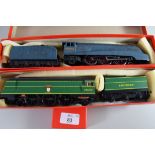 Hornby "Blackmore Vale" West Country class locomotive No 221C123, together with a weathered Hornby