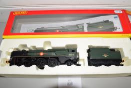 Boxed Hornby 00 gauge R2710 BR 4-6-2 Merchant Navy class "Blue Star" locomotive No 35010