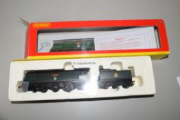 Boxed Hornby 00 gauge R2316 BR 4-6-2 Battle of Britain class "73 Squadron" locomotive No 34061