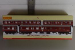 Boxed Hornby 00 gauge "The Talisman" coaches set