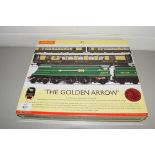 Boxed Hornby 00 gauge "The Golden Arrow" set