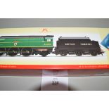 Boxed Hornby 00 gauge R2685 BR 4-6-2 1948 Nationalisation West Country Class "Bude" locomotive No