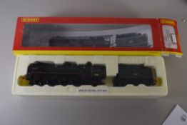 Boxed Hornby 00 gauge R2272 BR 4-6-2 Class 7MT "Western Star" locomotive No 70025