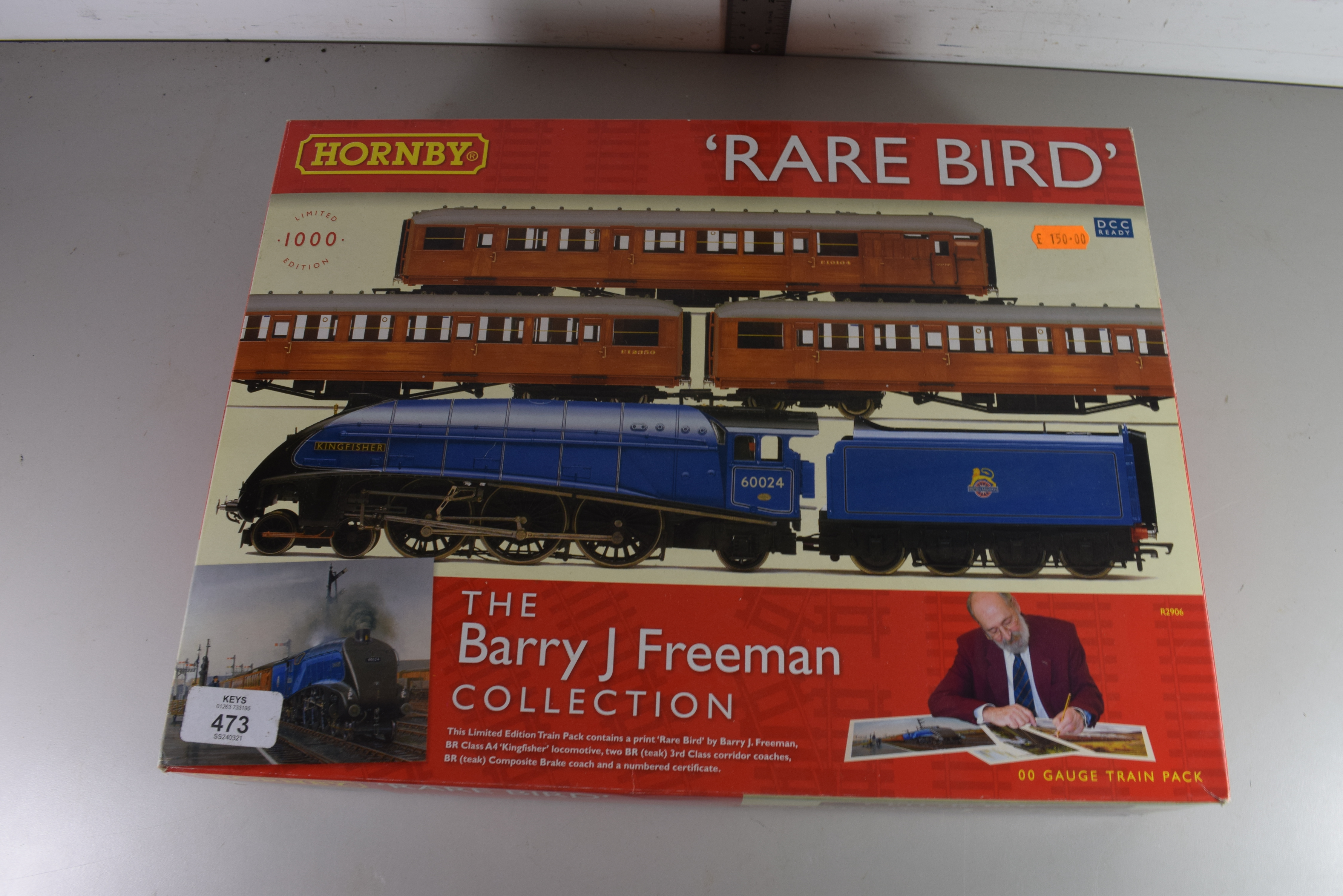 Boxed Hornby 00 gauge Rare Bird from the Barry J Freeman collection set containing Kingfisher No - Image 3 of 3