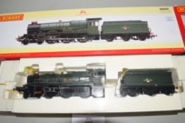 Boxed Hornby 00 gauge R2850 late BR Castle class "Ince Castle" locomotive No 7034