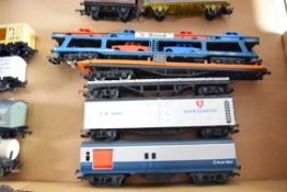 Group of five unboxed 00 gauge transport wagons to include Motorail vehicle carrier